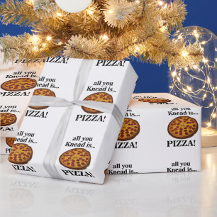 Pepperoni Pizza Feest Cadeaupapier