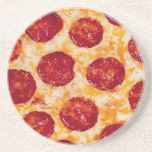 Pepperoni Pizza Hot en Yummy! Drink Onderzetter