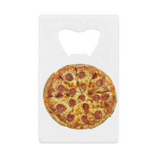 Pepperoni Pizza Kredietkaart Flessenopener