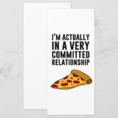Pepperoni Pizza Love - Een serieus Relatie (Voorkant / Achterkant)