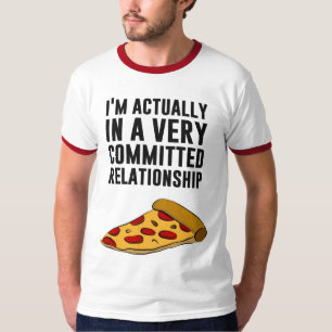 Pepperoni Pizza Love - Een serieus Relatie T-shirt