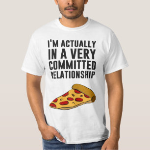 Pepperoni Pizza Love - Een serieus Relatie T-shirt