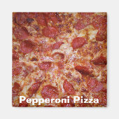 Pepperoni Pizza Magnet Magneet (Voorkant)
