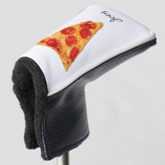 Pepperoni Pizza (naam) 4Joey Golf Head Hoesje Golfheadcover (3/4 voorkant)