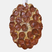 Pepperoni Pizza Ornament Kaart (Links)