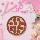 Pepperoni Pizza Paper Bord (Feest)