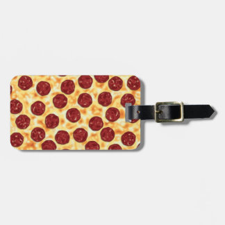 Pepperoni Pizza Patroon Bagagelabel