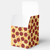 Pepperoni Pizza Pattern Bedankdoosjes (Geopend)