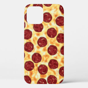 Pepperoni Pizza Pattern iPhone 12 Pro Hoesje