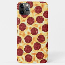 Pepperoni Pizza Pattern iPhone 11 Pro Max Hoesje