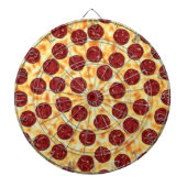 Pepperoni Pizza Pattern Dartbord (Voorkant)