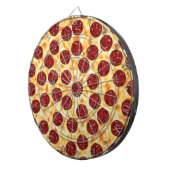 Pepperoni Pizza Pattern Dartbord (Voorkant Rechts)