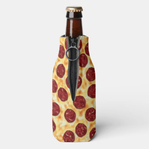 Pepperoni Pizza Pattern Flesjeskoeler