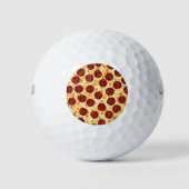 Pepperoni Pizza Pattern Golfballen (Voorkant)