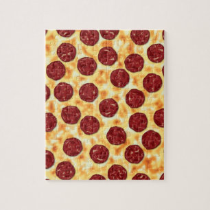 Pepperoni Pizza Pattern Legpuzzel