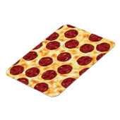 Pepperoni Pizza Pattern Magneet (Linkerzijde)