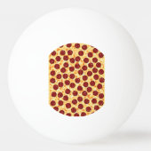 Pepperoni Pizza Pattern Pingpongballen (Achterkant)