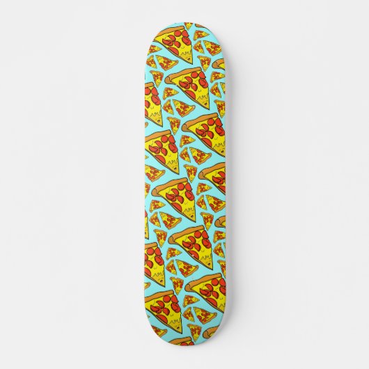 Pepperoni Pizza Pattern Skateboard (Voorkant)