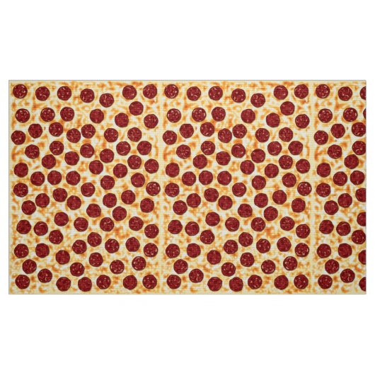 Pepperoni Pizza Pattern Stof (Fat Quarter)
