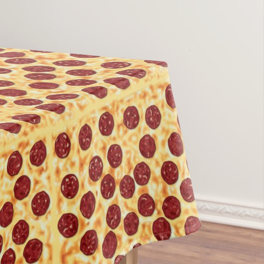 Pepperoni Pizza Pattern Tafelkleed (Voorbeeld)
