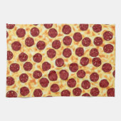 Pepperoni Pizza Pattern Theedoek (Horizontaal)