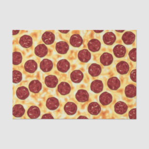 Pepperoni Pizza Pattern Tissuepapier