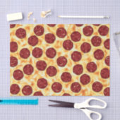 Pepperoni Pizza Pattern Tissuepapier (Craft)