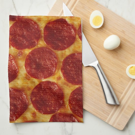 PEPPERONI PIZZA PLUS THEEDOEK (Quarter Fold)