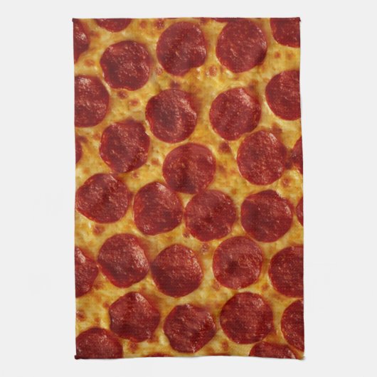 PEPPERONI PIZZA PLUS THEEDOEK (Verticaal)