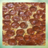 Pepperoni Pizza Raamsticker (Vel 3)