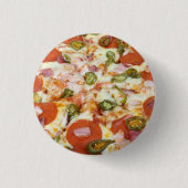 Pepperoni Pizza Ronde Button 3,2 Cm (Voorkant)