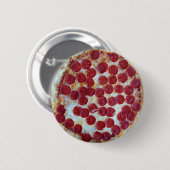 Pepperoni Pizza Ronde Button 5,7 Cm (Voorkant /achterkant)