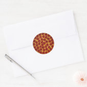 PEPPERONI PIZZA RONDE STICKER (Envelop)
