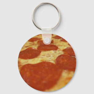 pepperoni pizza sleutelhanger