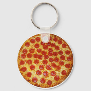Pepperoni Pizza Sleutelhanger