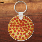 Pepperoni Pizza Sleutelhanger (Voorkant)