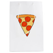 Pepperoni Pizza Slice Classic New York Style Pizza Medium Cadeauzakje (Voorkant)