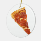 Pepperoni Pizza Slice Keramisch Ornament (Links)