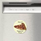 Pepperoni Pizza Slice Magnet (In Situ (Lave-vaisselle))