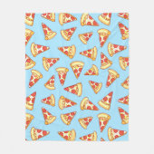Pepperoni Pizza Slice Tting Pattern Blanket Fleece Deken (Voorkant)