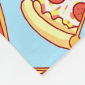 Pepperoni Pizza Slice Tting Pattern Blanket Fleece Deken (Hoek)