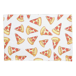 Pepperoni Pizza Slice Tting Pattern Pillowcase Kussensloop