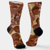 Pepperoni Pizza Sokken (Gebogen)