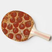 Pepperoni Pizza Tafeltennisbatje (Zijkant)