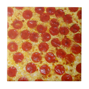 Pepperoni Pizza Tegeltje