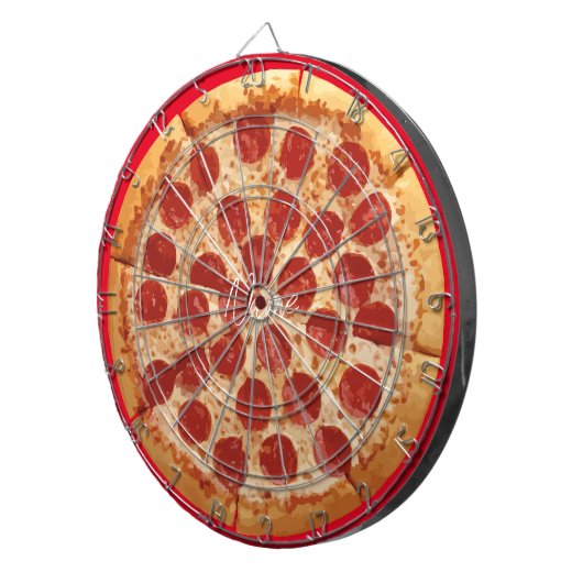 Pepperoni Pizza Thunder_Cove Dartbord (Voorkant Rechts)
