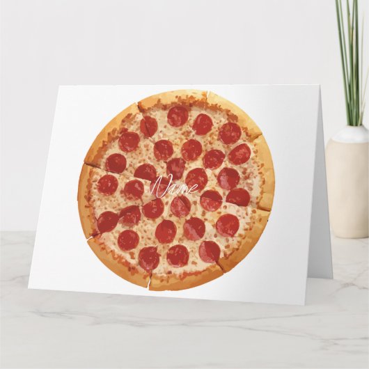 Pepperoni Pizza Thunder_Cove Kaart (Voorkant)