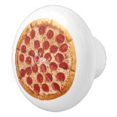 Pepperoni Pizza Thunder_Cove Keramische Knop (Rechts)