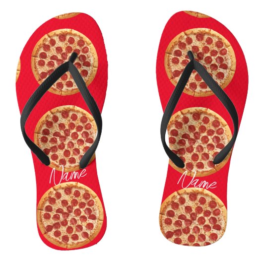Pepperoni Pizza Thunder_Cove Teenslippers (Voetbed)