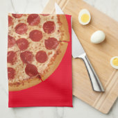 Pepperoni Pizza Thunder_Cove Theedoek (Quarter Fold)